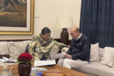 Prabowo Terima Rosan, Bahas Perkembangan Kampung Haji Makkah