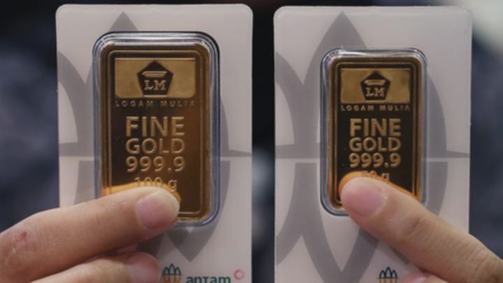 Harga emas Antam naik menjadi Rp 2.431.000 per gram