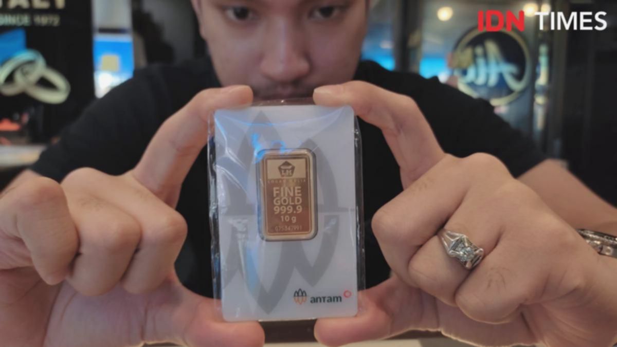 Harga Emas Antam Sentuh Rekor Tertinggi, Sepekan Melonjak