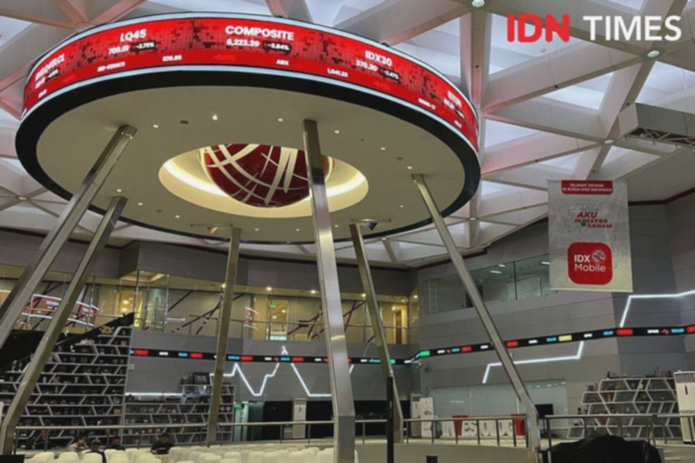 IHSG Anjlok 8 Persen, Kapitalisasi Pasar BEI Hilang Rp1.190 Triliun