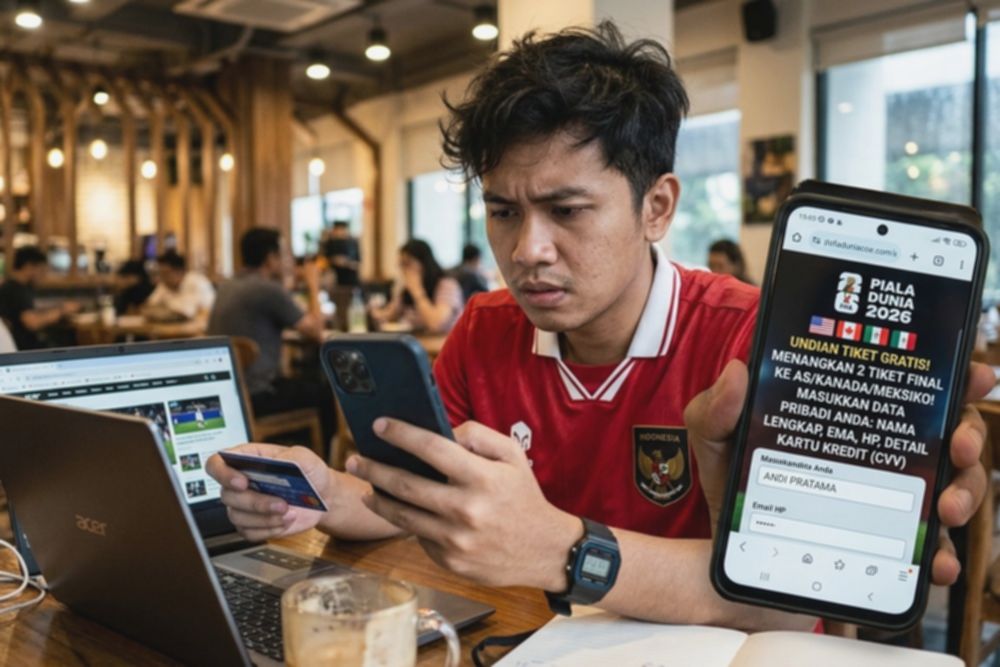 Waspadai Modus Penipuan Tiket dan Hadiah Piala Dunia 2026