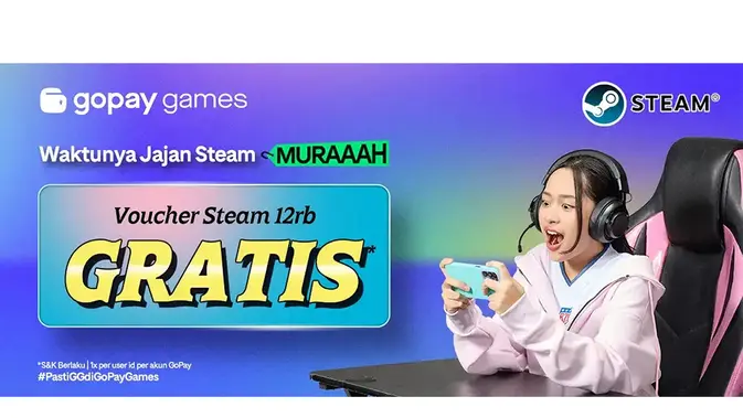 GoPay Games Permudah Beli Steam Wallet untuk Game Impian