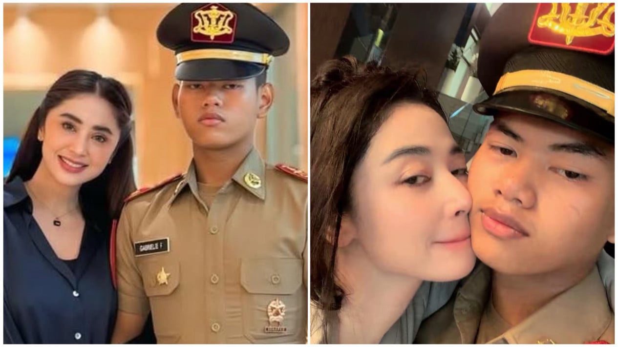 Dewi Perssik Bimbing Gabriel Felice Lolos Akmil
