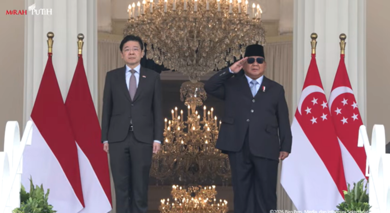 Prabowo dan Lawrence Wong Perkuat Kerja Sama Strategis Indonesia-Singapura