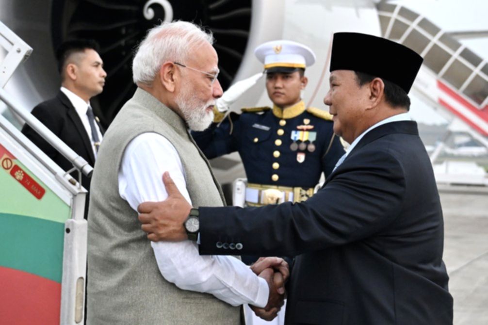 PM India Narendra Modi Temui Prabowo di Istana Jakarta